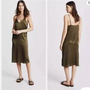 Anine Bing Gemma Silk Slip Dress